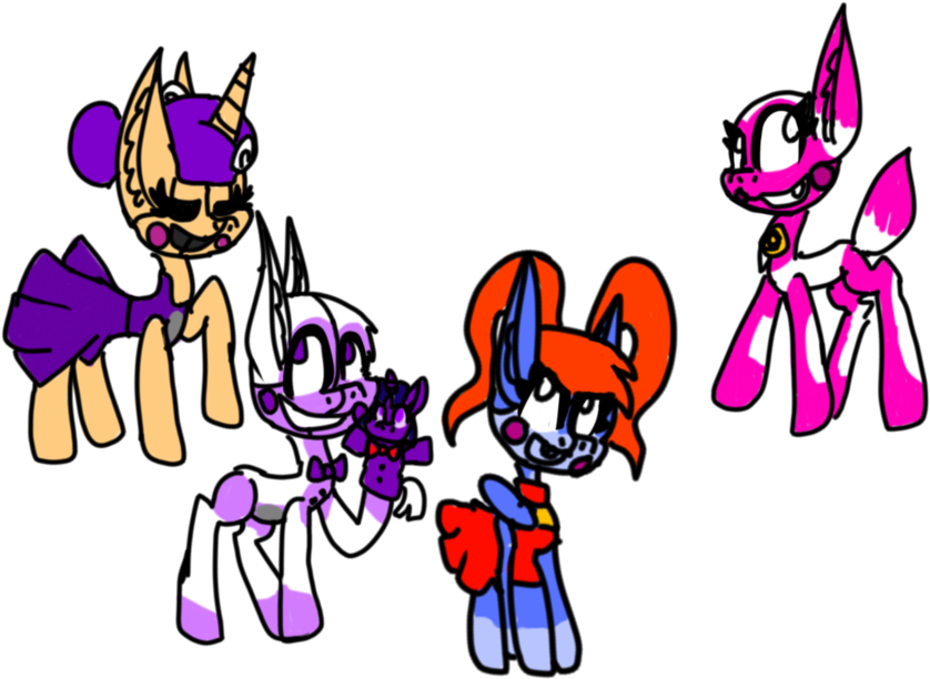 Pony Sister Location By Carritrap - Pony Sister Location (1024x640)