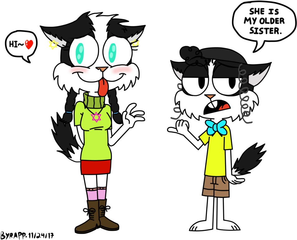 Boris Jefferson's Older Sister By Byrapp - Cartoon (1015x787)