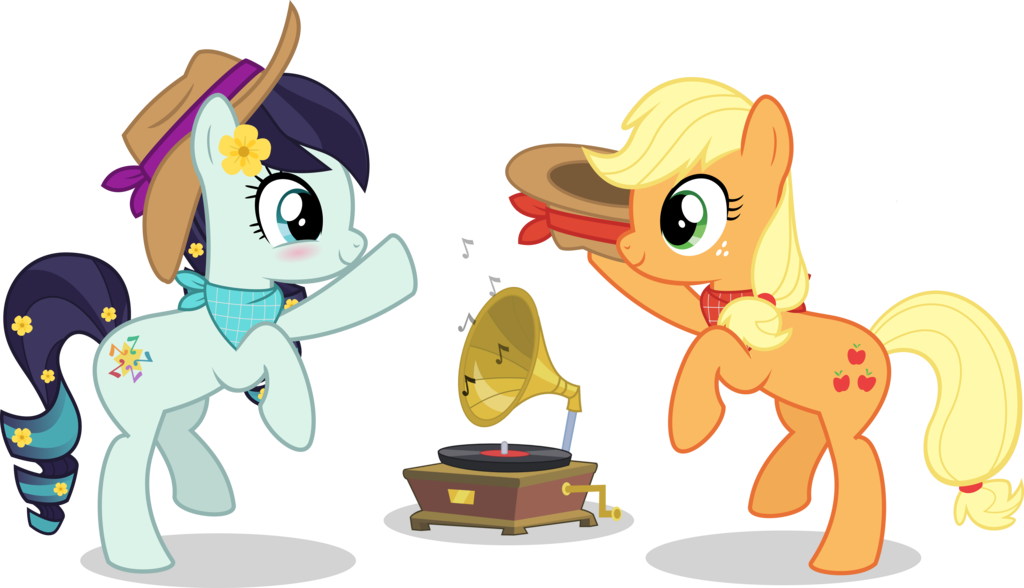 Mlp Vector -coloratura And Applejack - Little Pony Friendship Is Magic (1024x588)