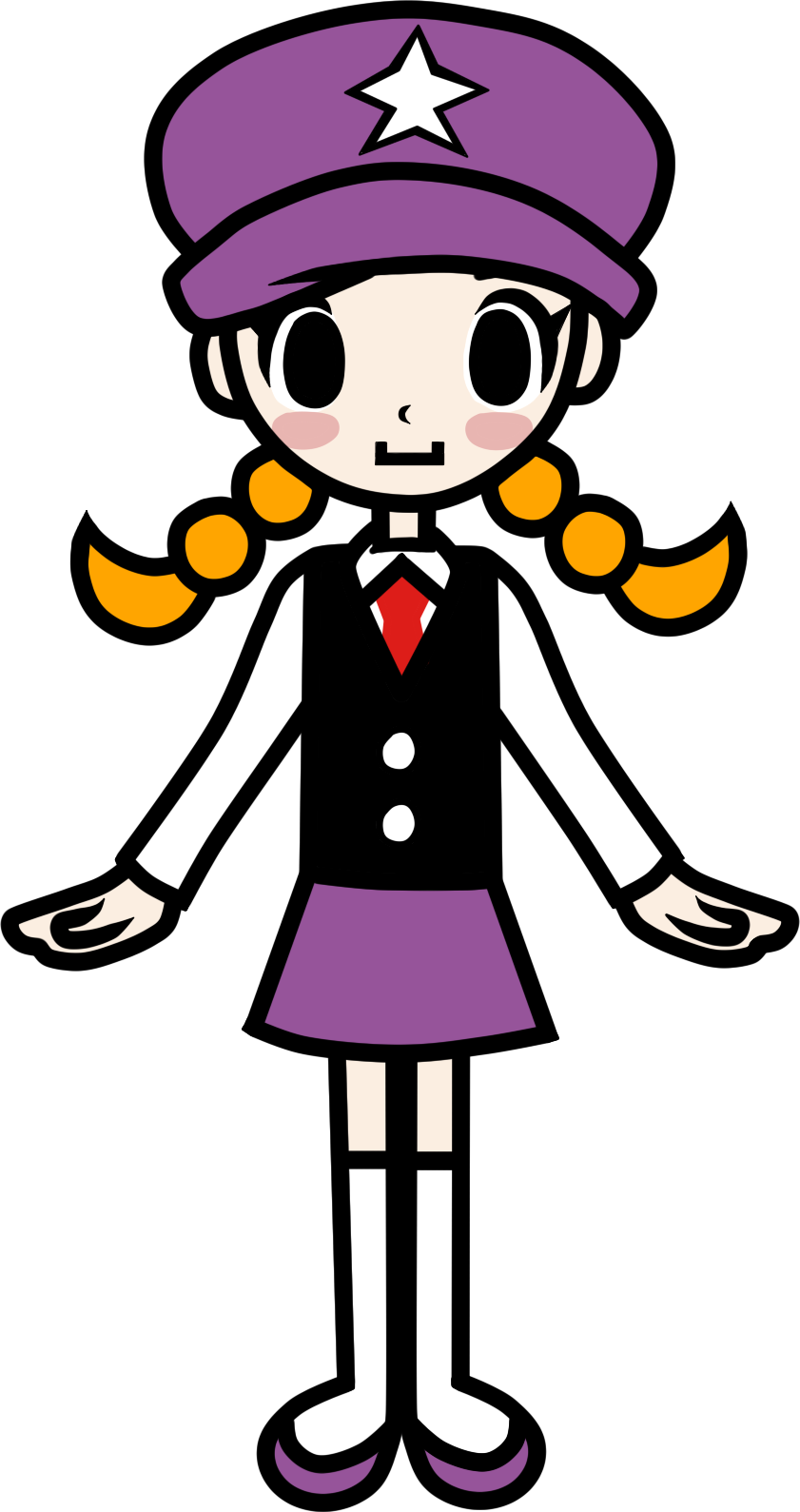 Chibi Space Sister - Cosmic Girl Rhythm Heaven (841x1589)