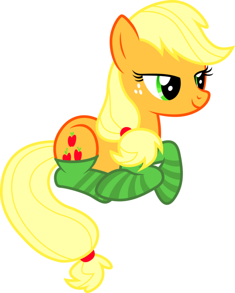 Mlp Applejack Socks - My Little Pony Applejacks Socks (801x997)