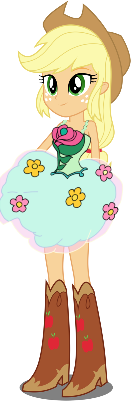 Cure Applejack By Mlgskittles - Mlp Equestria Girls Applejack (516x1548)