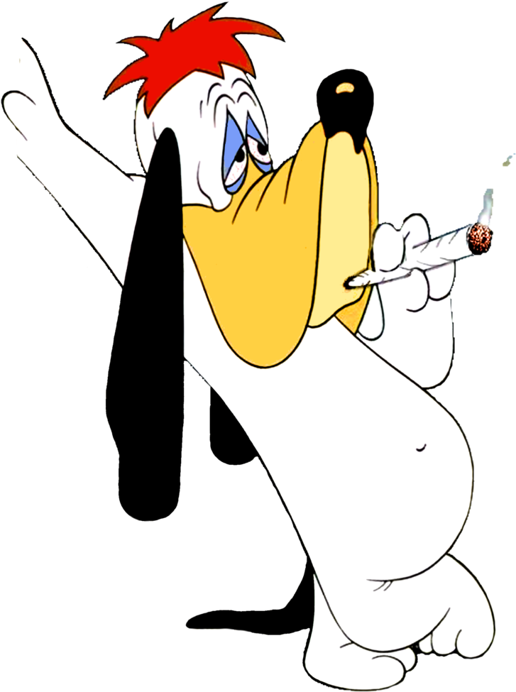 Droopy Dog Animated Cartoon Muttley - Thought For Today Funny (750x1000)