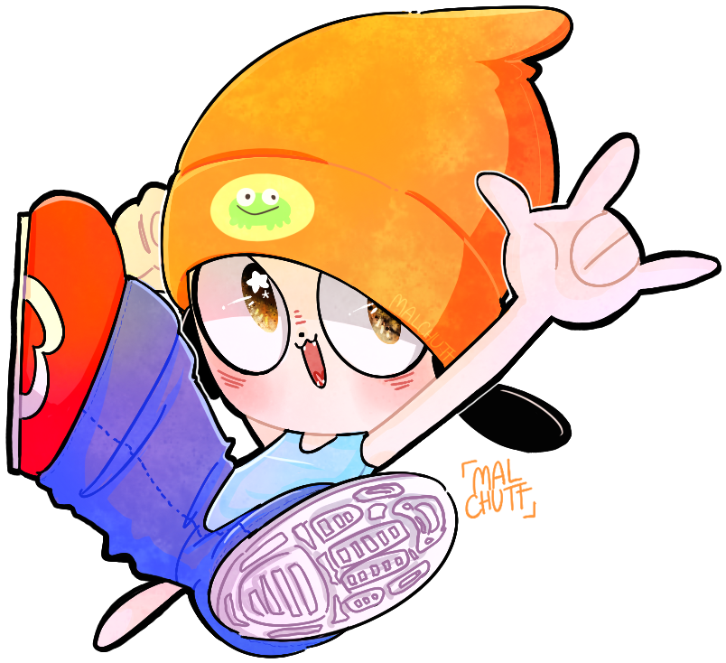 Mal's Art Fanart Parappa The Rapper Parappa Klonoa - Parappa The Rapper (854x826)