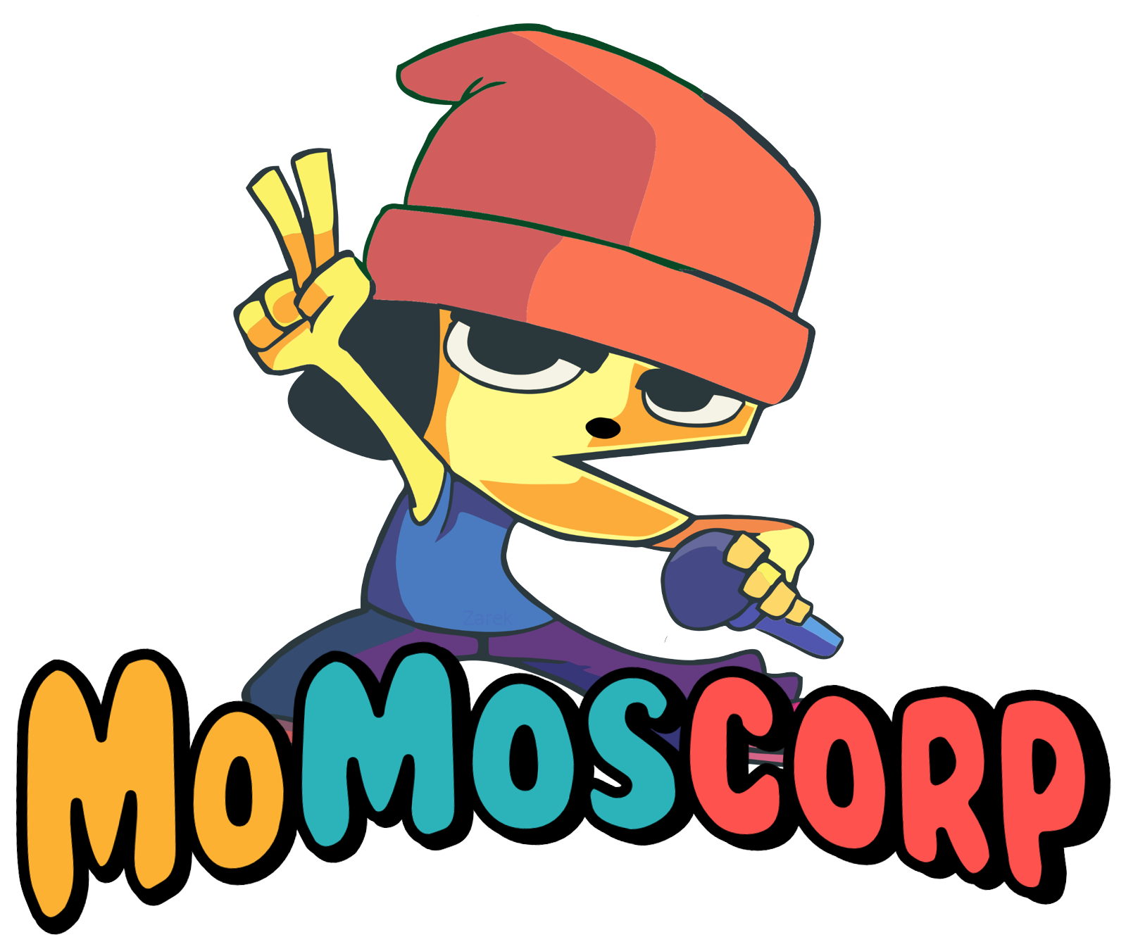 Marca De Agua Parappa The Rapper - Cartoon (1663x1663)