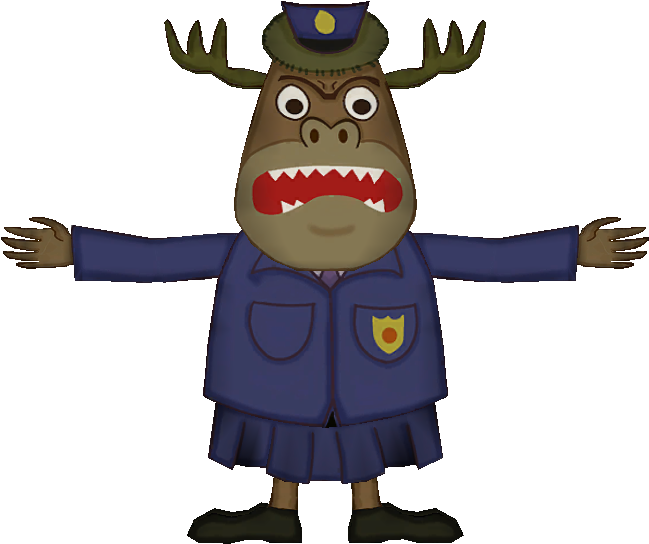 Parappa The Rapper Playstation All-stars Battle Royale - Instructor Mooselini (750x650)