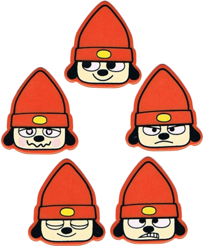 Parappa The Rapper - Cartoon (500x549)