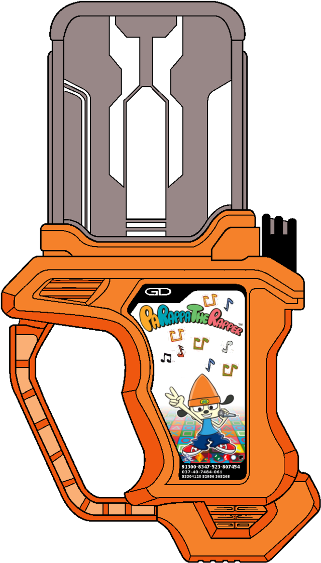 Parappa The Rapper Gashat By Wizofwonders - Doki Doki Literature Club Kamen Rider (686x1164)