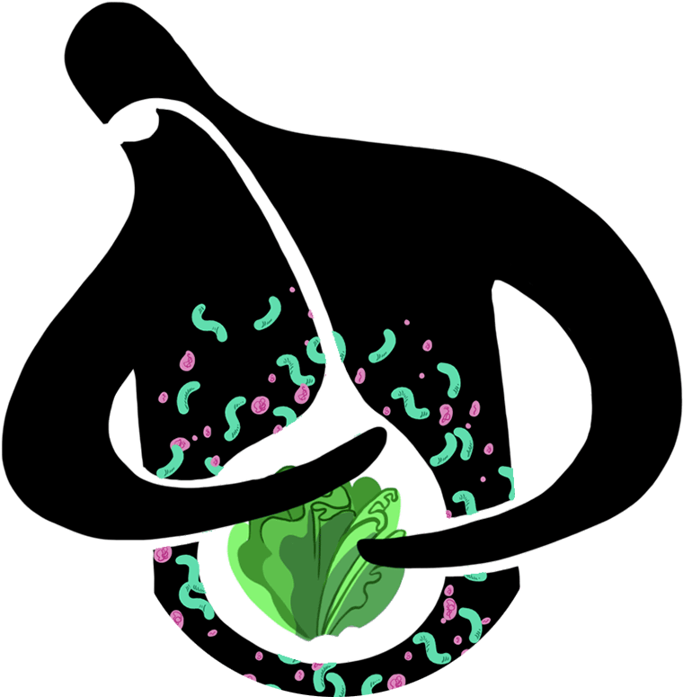 How It Affects Your Leafy Greens - Food Poisoning Symbol (879x837)