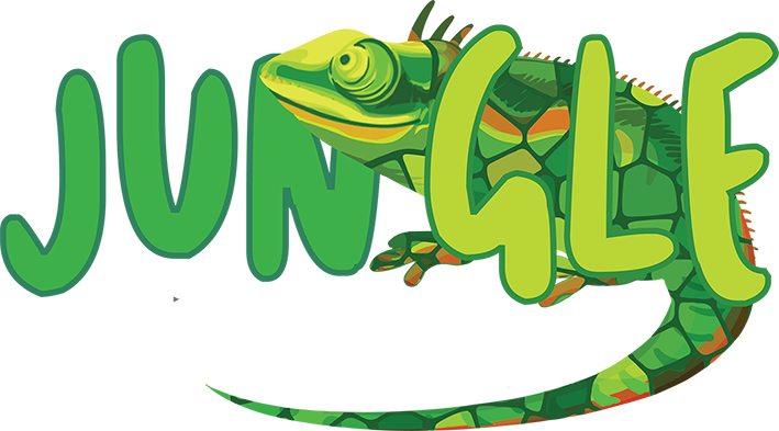 Iguana Clipart Jungle - Jungle Hotel Logo (709x393)