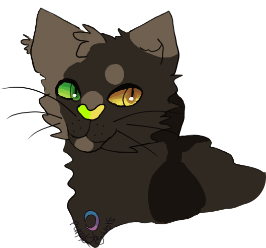Black Cat Kitten Whiskers Domestic Short-haired Cat - Cartoon (661x561)