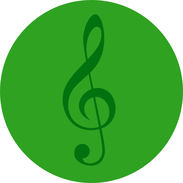 Green Music Pin Clip Art At Clkercom Vector Online - Aleph Null (600x600)