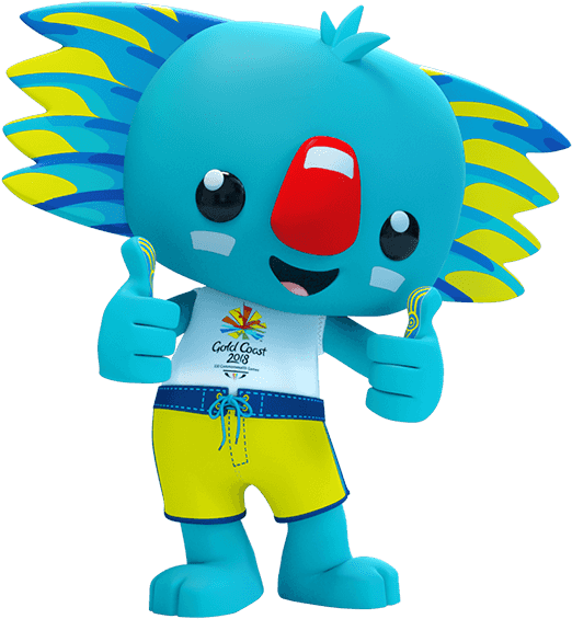 Medal Clipart Commonwealth Games - Mascot Of Cwg 2018 (650x650)