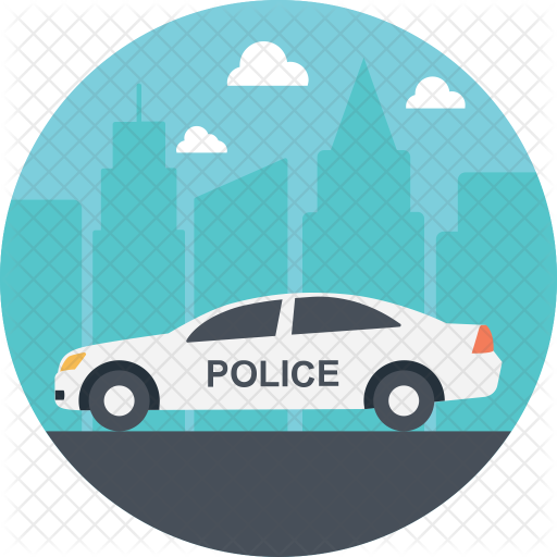 Police Car Icon - Police (512x512)
