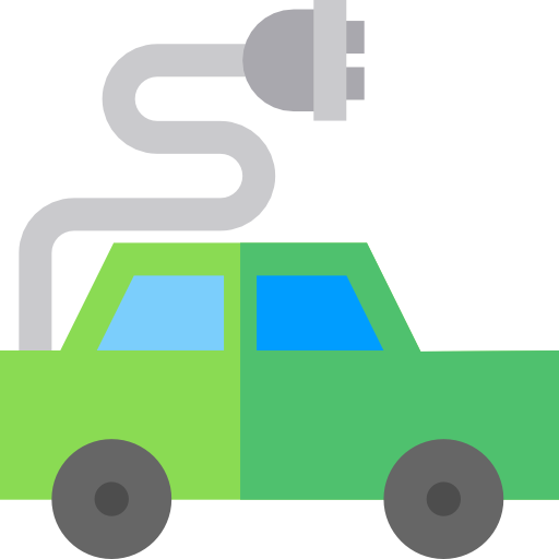 Electric Car Free Icon - Electric Car (512x512)
