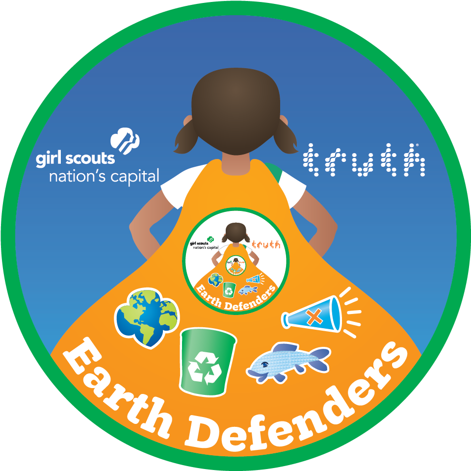 Truth Girl Scouts Earth Defenders Patch - Girl Scouts Of The Usa (980x980)