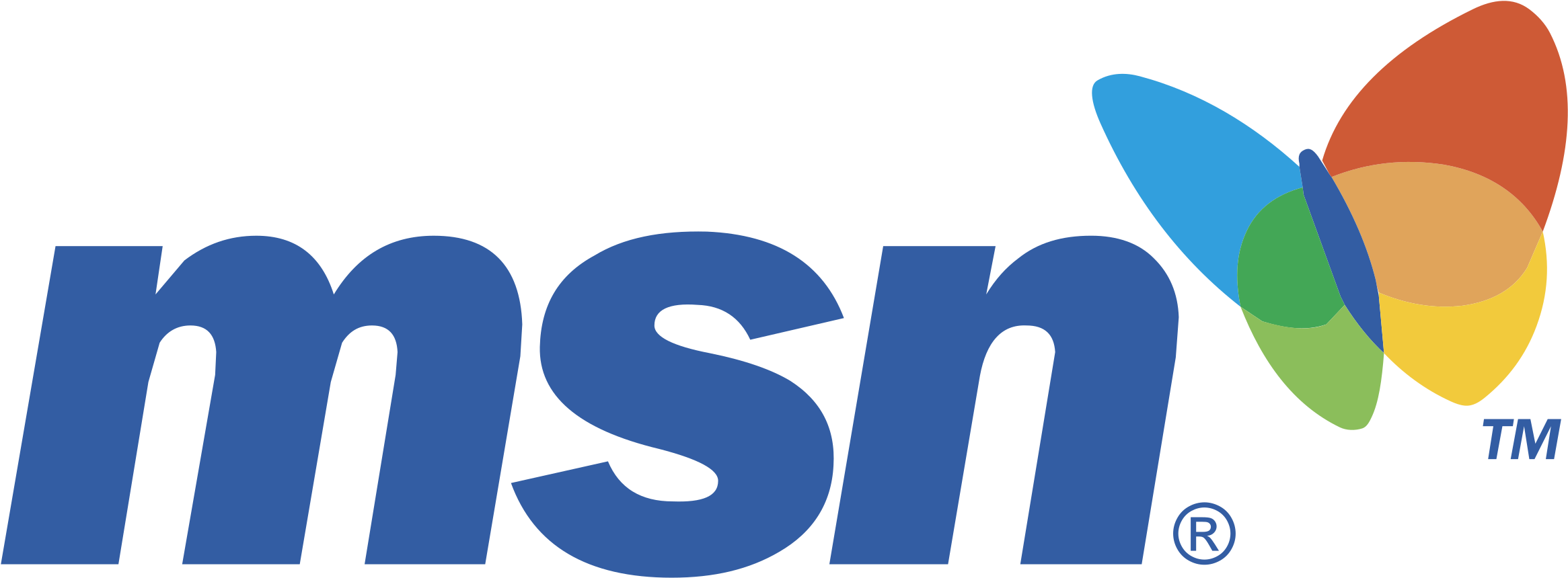 Msn Logo Png Transparent - Msn Bing (2400x2400)