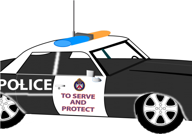 Police Cliparts Transparent - Police Car Clipart Png (640x480)
