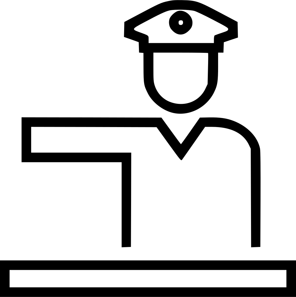 Police Border Checkpoint Comments - Checkpoints Icon Png (980x984)