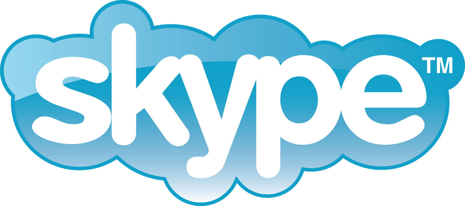 Skype Logo Transparent Background For Kids - Skype Logo Vector (1600x710)