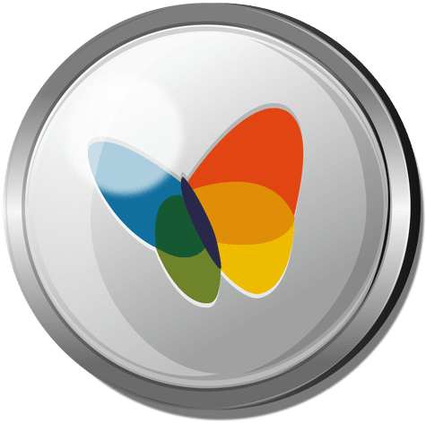 Msn Round Metal Button Transparent Png - Circle (512x512)