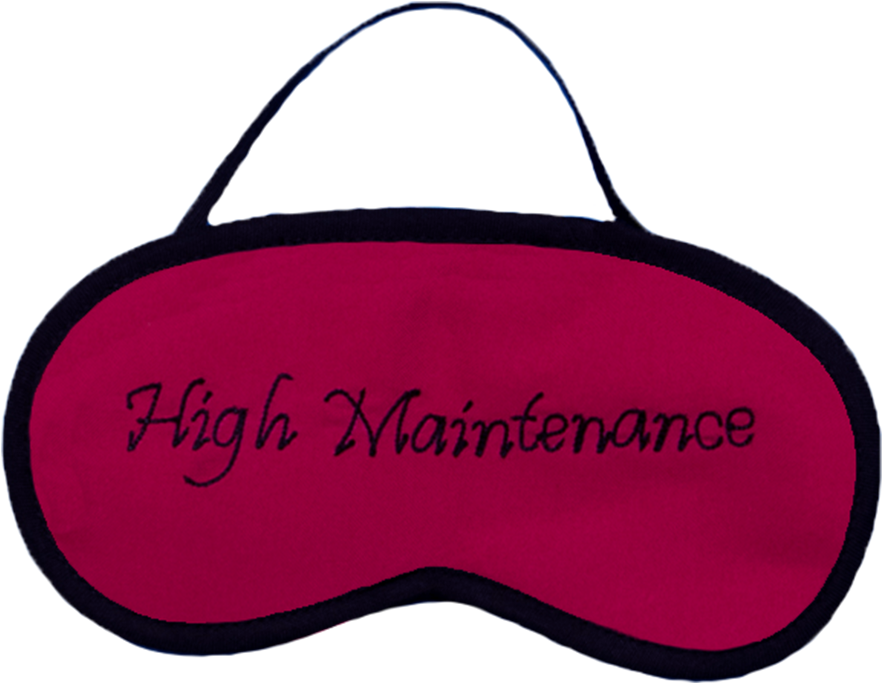High Maintenance Eye Mask - Illustration (1000x1000)