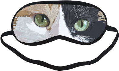 Calico Cat Eyes Sleep Mask Sleeping Mask - Googly Eyes Sleep Mask (1000x1000)