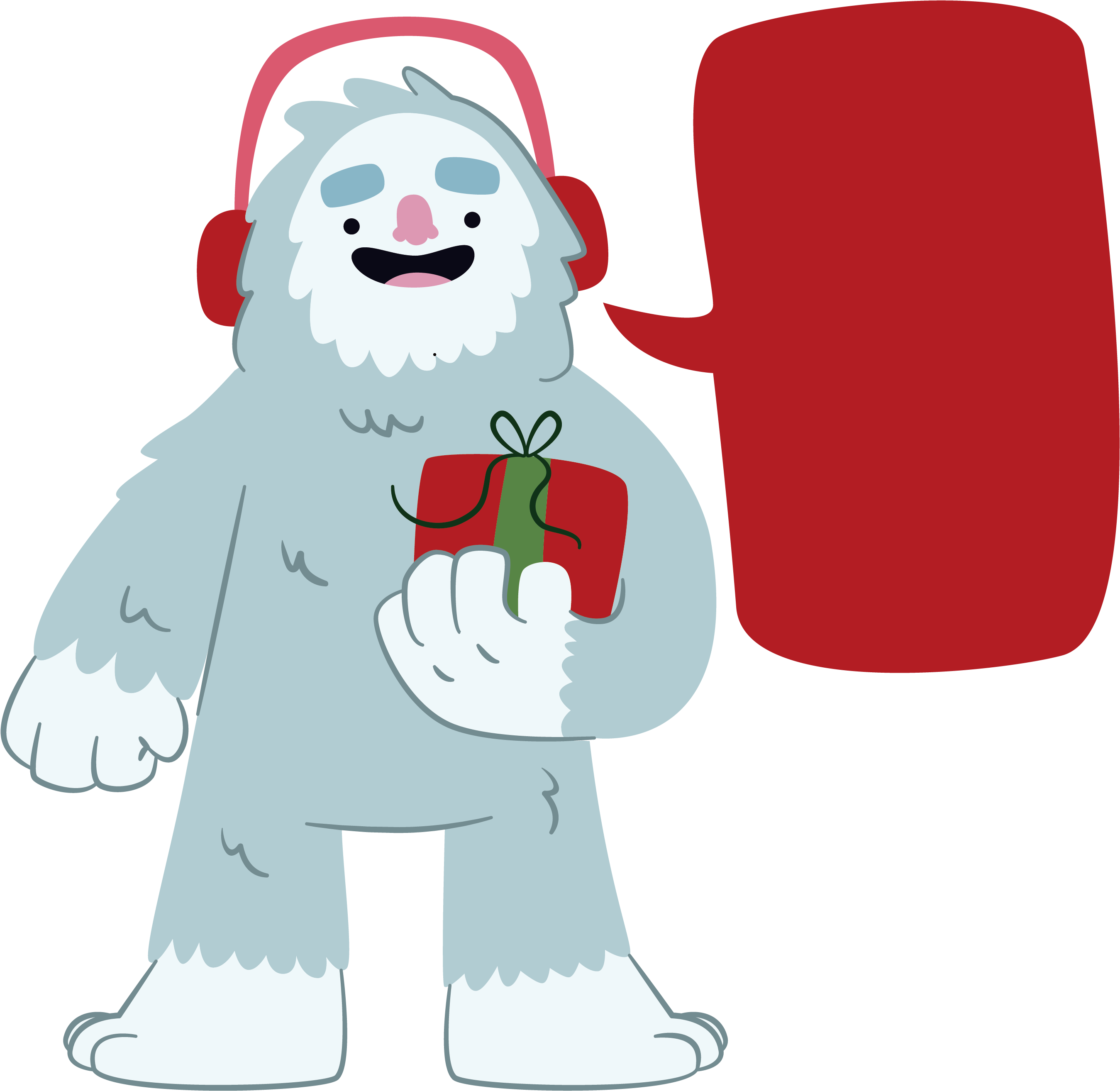 Christmas Clip Art - Polar Bear (2917x2917)
