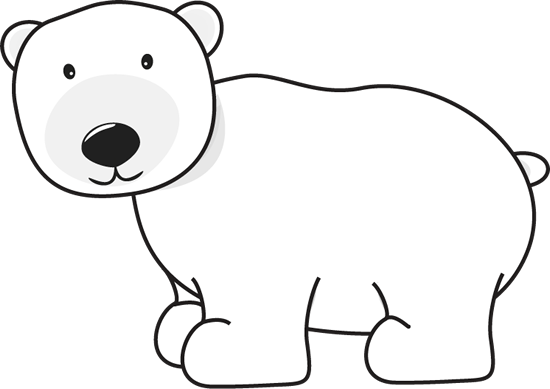 Polar Bear Clipart Clipart Kid - Cartoon (550x389)