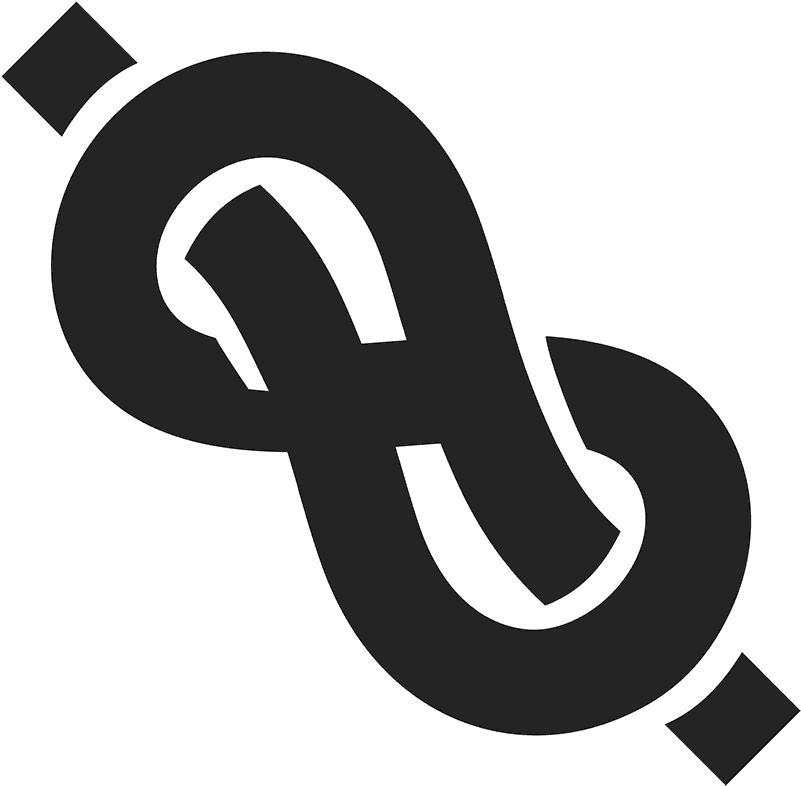 Knotted Rope Rubber Stamp - Postage Stamp (800x800)