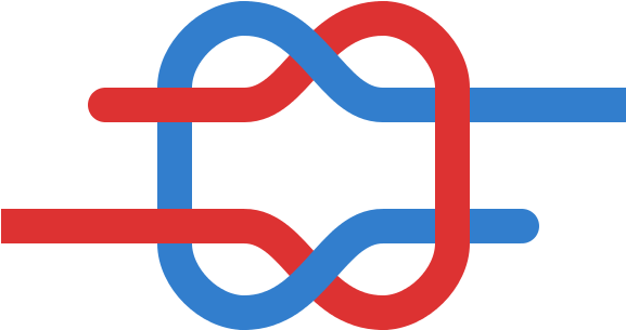 File - Thief Knot - Svg - Granny Knot (576x336)