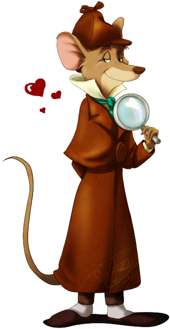 Fan Art Love - Basil Of Baker Street Fanart (400x764)