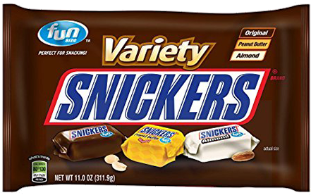 Snickers Variety Fun Size Candy Bars - Snickers Fun Size Candy Bars, Variety Mix - 11.0 Oz (500x500)
