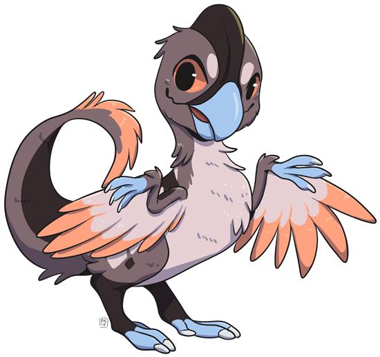 [cm] Chibi Oviraptor Nii - Oviraptor (600x567)