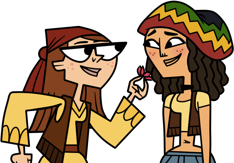 Drama Fan Art Character - Total Drama Laurie And Miles (975x546)