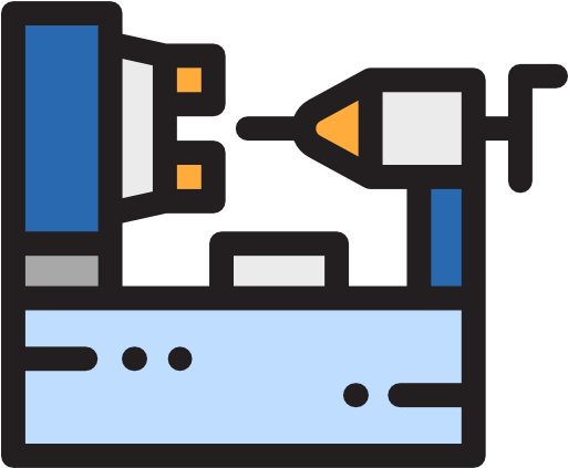 Lathe Machine Free Icon - Lathe (512x512)