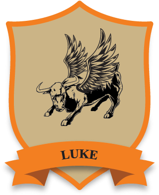 The Gospel According To Luke Symbolizes Christ's Ultimate - Bull Tattoo (401x401)