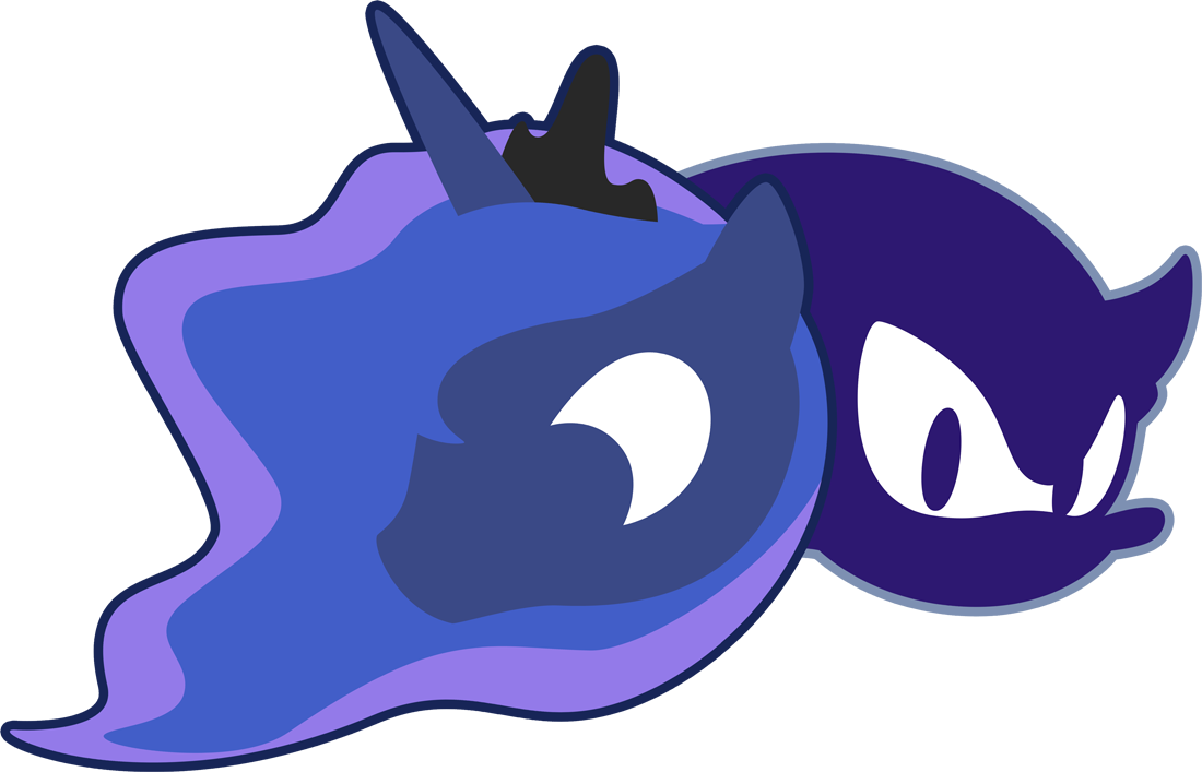 Fuzon-s, Crossover, Duo, Logo, Princess Luna, Safe, - Sonic And Princess Luna (1100x707)