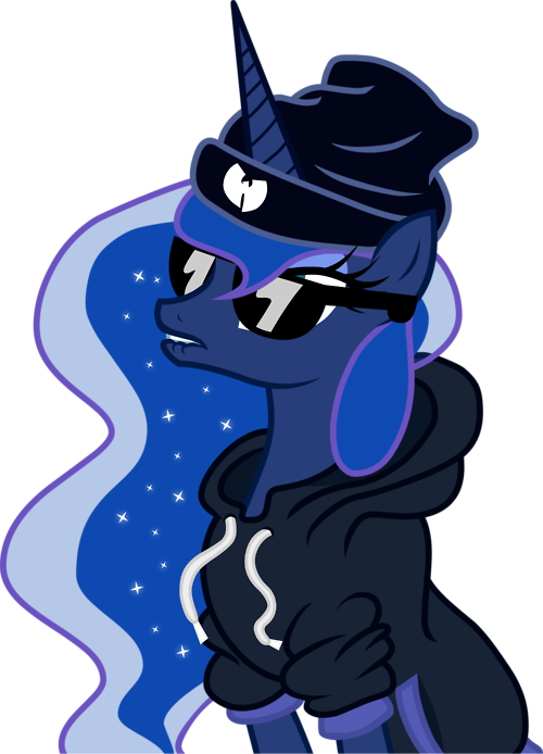 Miketheuser, Clothes, Dat Flank, Gangsta, Headband, - Princess Luna Swag (500x694)
