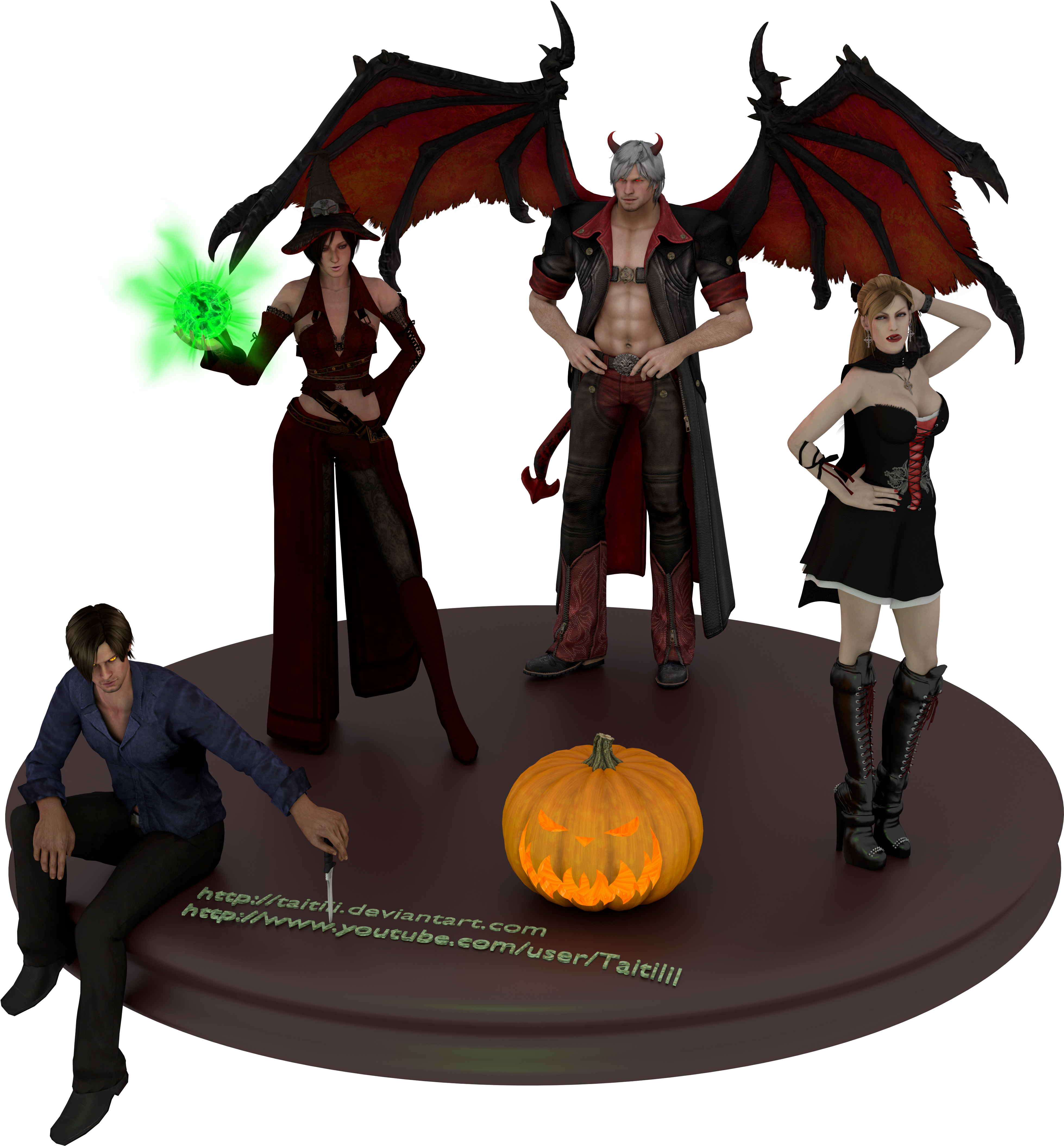 Characters By Taitiii Mystical Halloween - Characters By Taitiii Mystical Halloween (4116x4320)