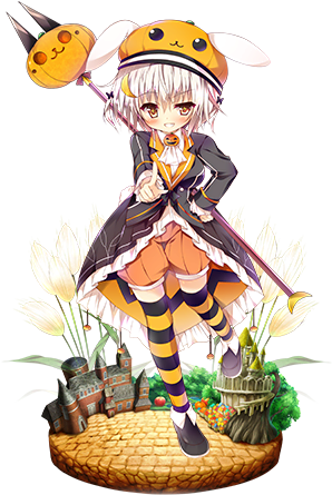 Hare's Tail Grass - Flower Knight Girl Maple (329x467)