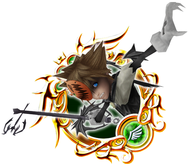 Halloween Sora A - Kingdom Hearts 1 Kairi Medals (672x596)