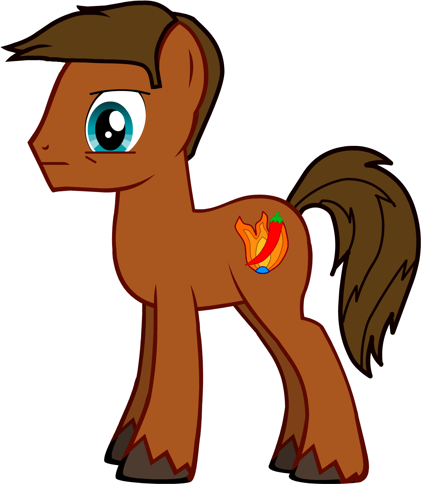 Chili Pepper " - My Little Pony Alicorn Oc Hombre (1387x1576)