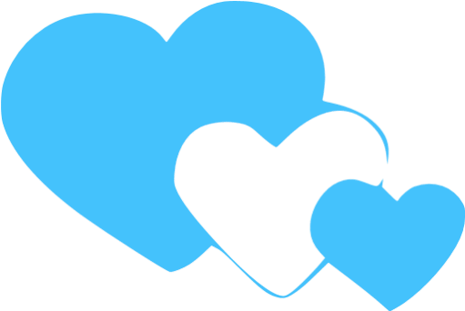 Caribbean Blue Heart 2 Icon - Icon (512x512)
