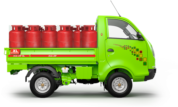 Equipped With A Powerful 611cc Single Cylinder Engine - Tata Ace Zip Xl (627x373)