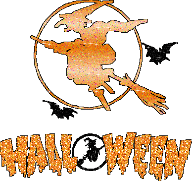 Gifs Animados Halloween - Halloween Glitter (388x365)