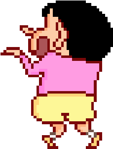 To Be A Man You Must Have Honor Honor And A Peeeeeenissssss - Shinchan Thank You Gif (500x500)