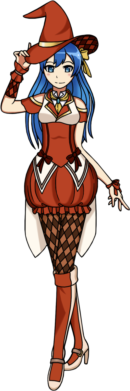 Witch Lilina By Cristalmomostar - Halloween (520x1537)