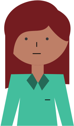 Woman Profile Cartoon Vector Icon Illustration - Illustration (550x550)