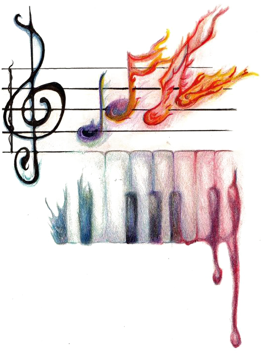 Art Music Drawing Musical Note Sheet Music - Music (564x755)